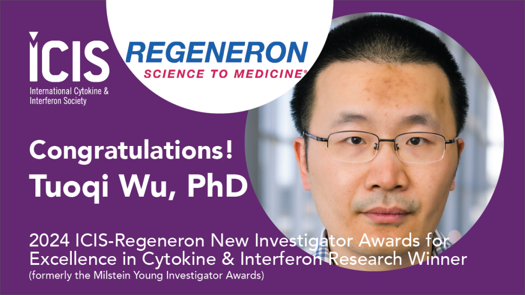 Tuoqi Wu, PhD, 2024 ICIS-Regeneron New Investigator Award for Excellence in Cytokine & Interferon Research Winner